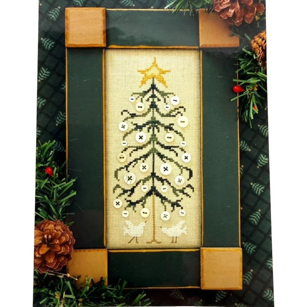 The Drawn Thread The Button Tree Counted Cross Stitch Pattern Charted Needlework